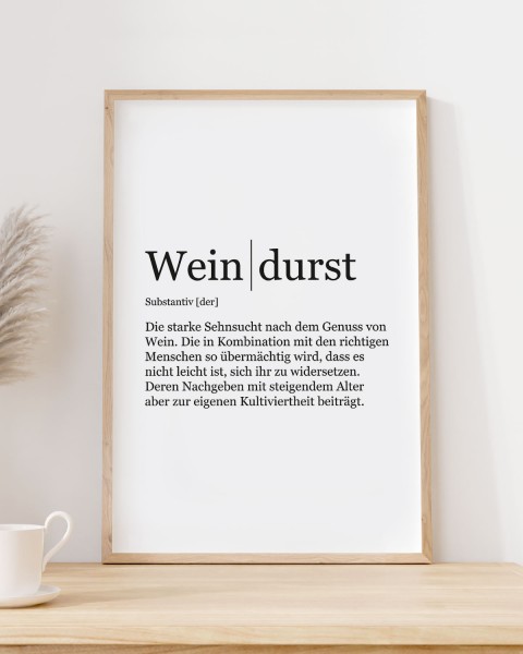 Definition Weindurst - Poster