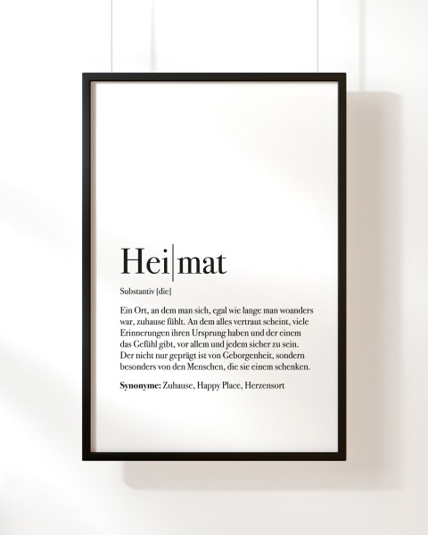 Definition Heimat - Poster