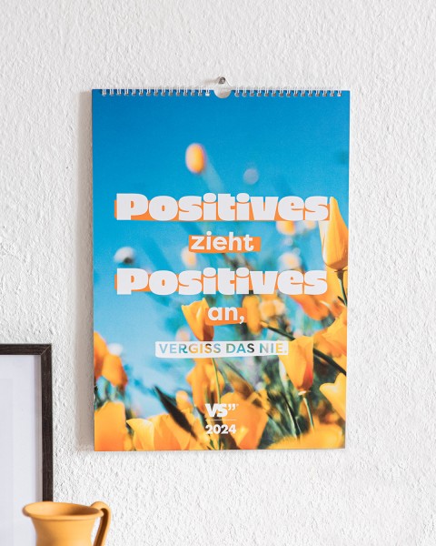 Wandkalender Positive Vibes Visual Statements Kalender