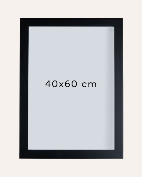 Bilderrahmen schwarz 40x60 cm