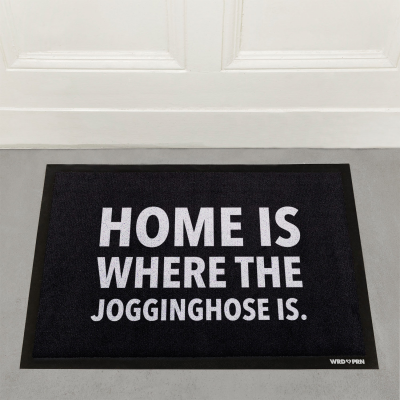 Fussmatte Wordporn 60x45cm - Home is where the Jogginghose is