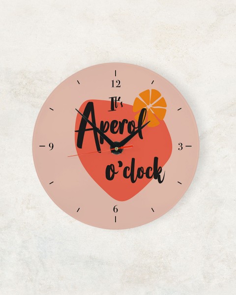 It's Aperol o'clock - Wanduhr