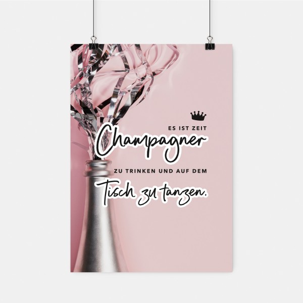 Champagner - Poster A2