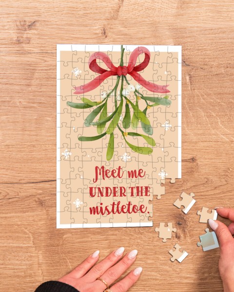 99 Teile Puzzle - Meet me under the Mistletoe - Ravensburger