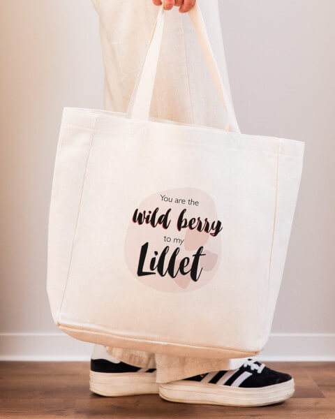 Motiv: You are the wild berry to my Lillet - VS" Stofftasche