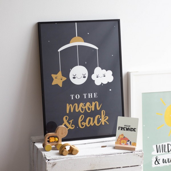 To the moon and back - Poster A2, A3, A4