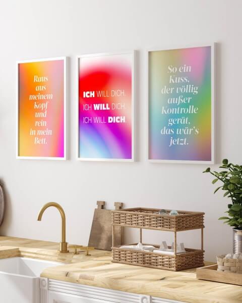 Bunte Liebe  - Poster-Set