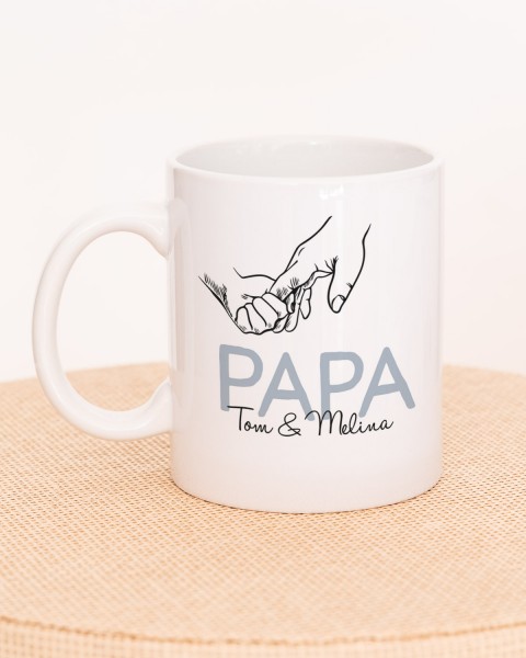 Papa - Tasse - personalisierbare Tasse zum Vatertag