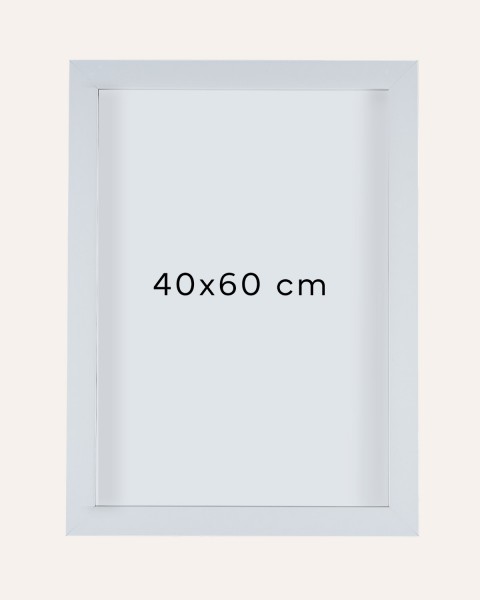 Bilderrahmen weiß - 40x60 cm